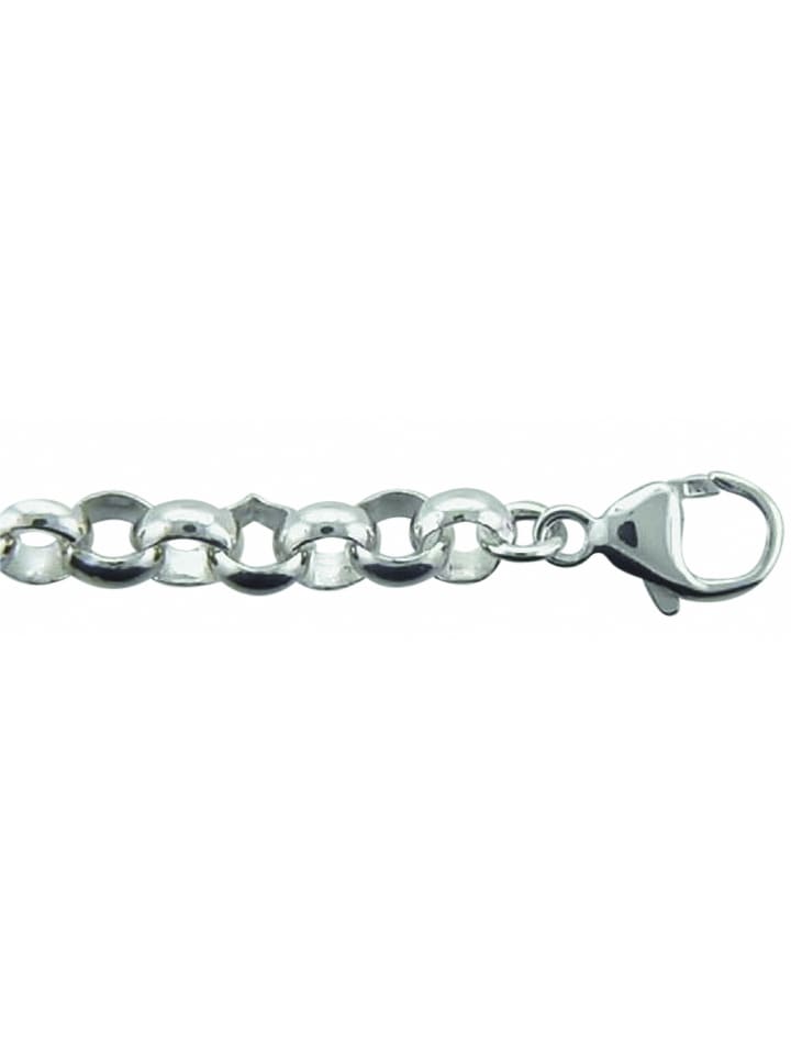 Damen 925 Silber Erbs Halskette 45 cm Ø 6 mm in silber