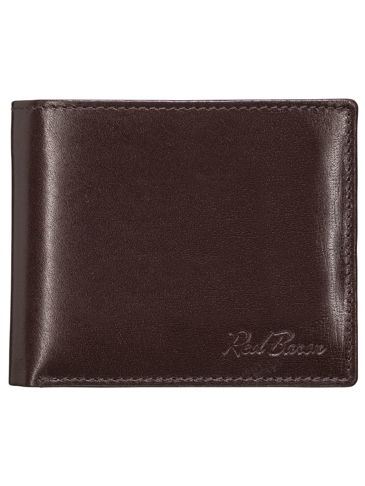 Portemonnaie in Braun - (L) 12 x (B) 10 cm