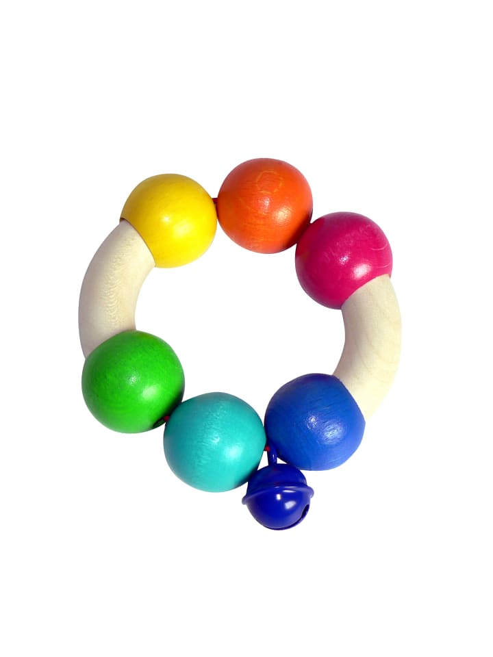 Holzrassel "Regenbogen" in Bunt