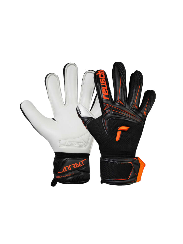 Torwarthandschuhe Attrakt Advance Junior in 7783 black/shocking orange