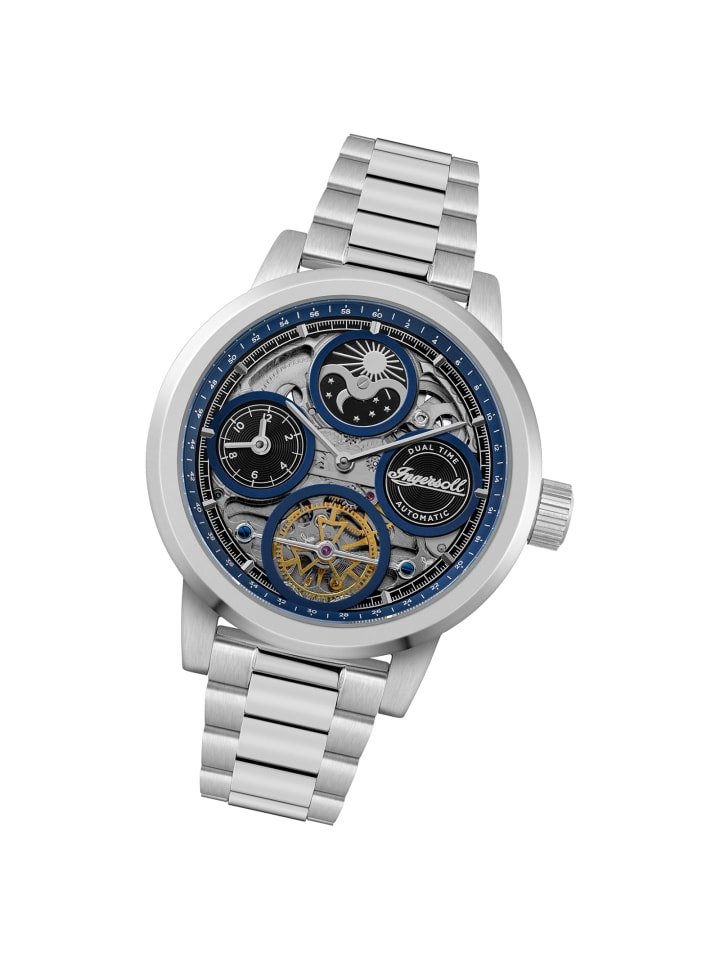 Armbanduhr Ingersoll The Arc silber groß (ca. 44mm)