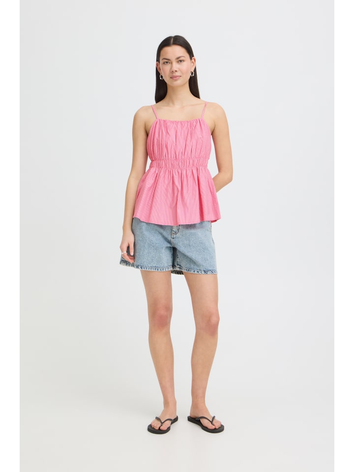 Bluse ärmellos IHFUNDEL Regular fit in Very Berry