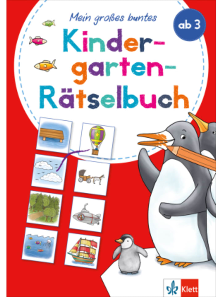 Buch - Klett Mein großes buntes Kindergarten-Rätselbuch