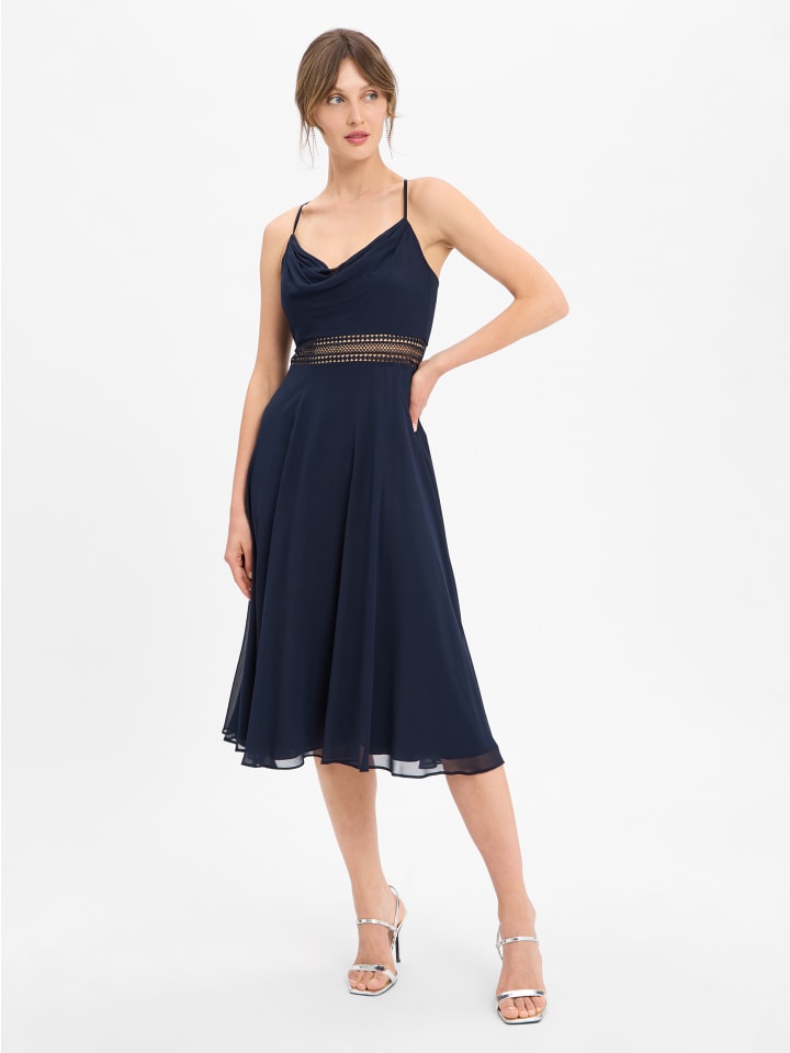 Abendkleid in marine - 0003