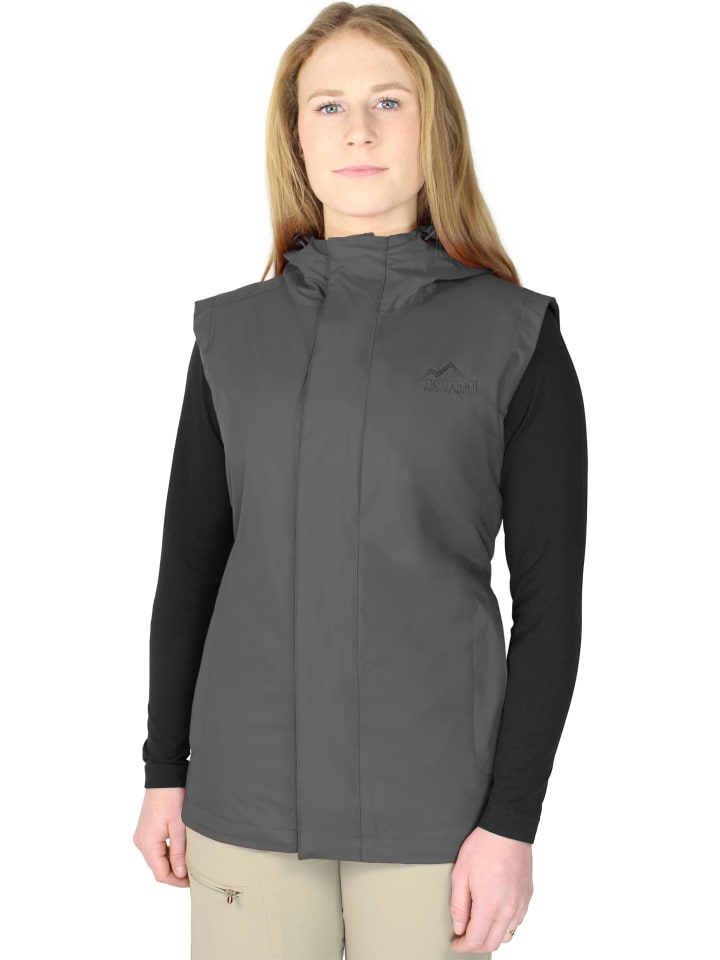 Damen Hardshellweste Kolumbus in Grau