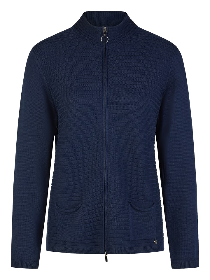 Strickjacke in Dunkelblau