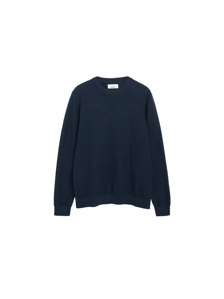 Pullover in blau3