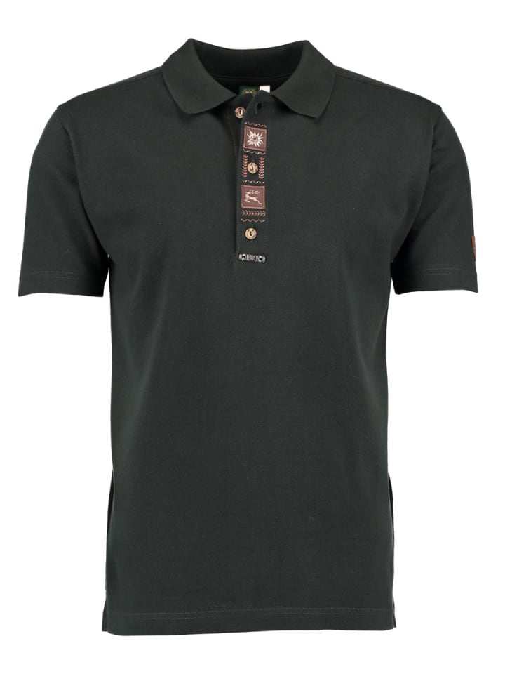 Poloshirt Zutao in dunkelgrün