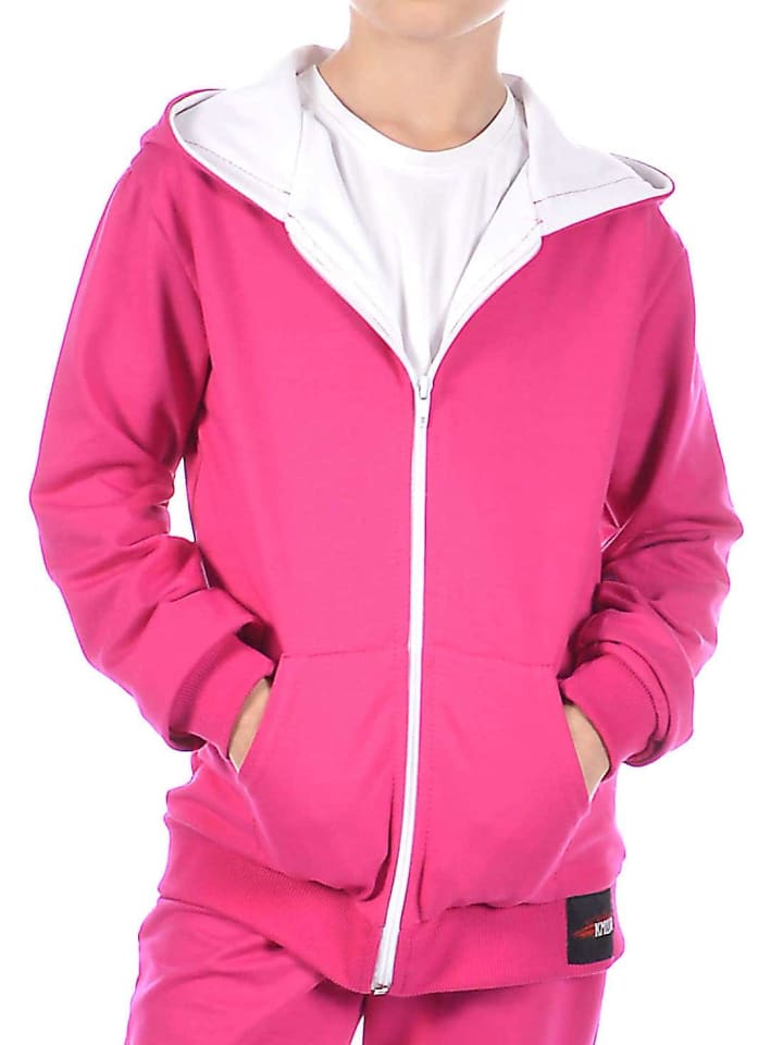 Sweatjacke in Pink