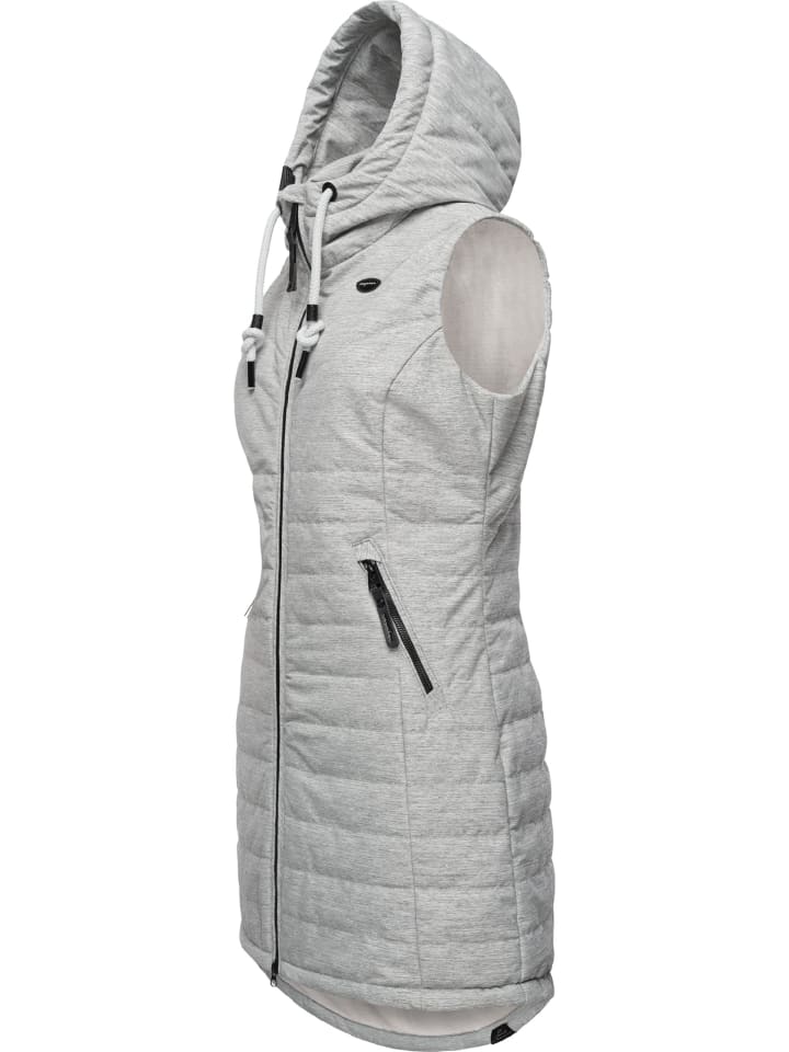 Steppweste Lucinda Vest Long in White