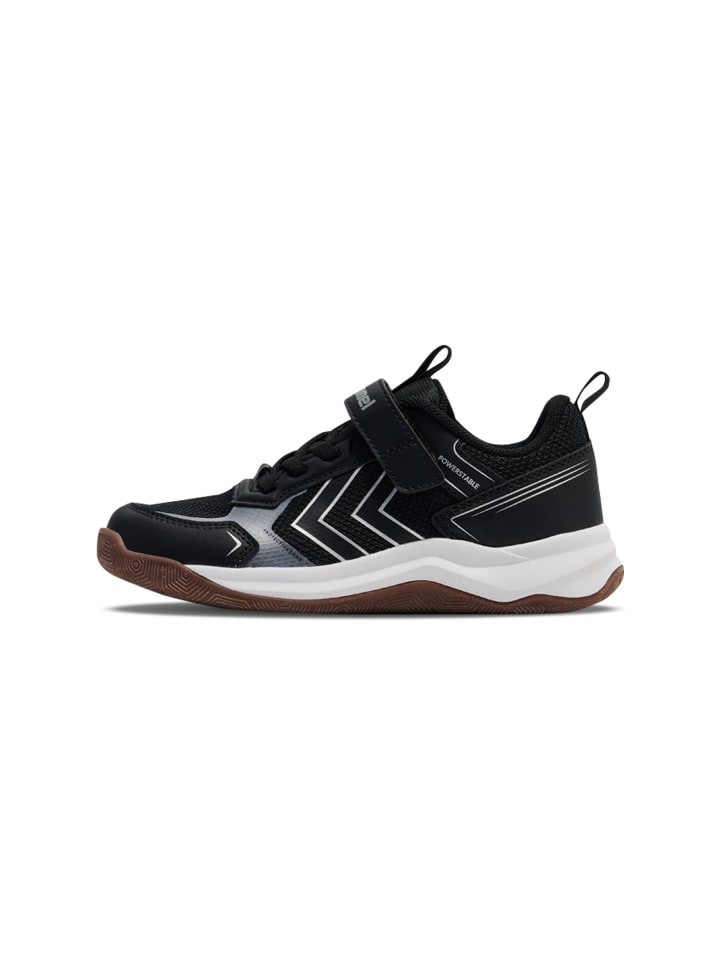 Elastische Schnürsenkel Hallenschuh Power Stable Handball Kinder in ANTHRACITE