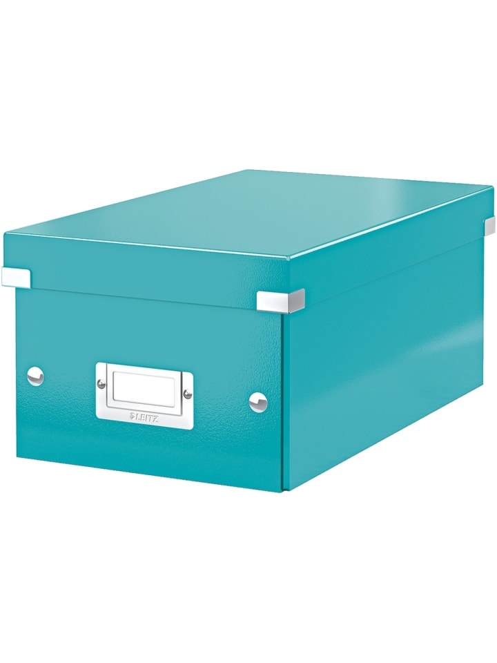 Ablagebox Click & Store DVD eisblau