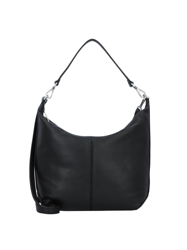 Paris Umhängetasche Leder 38 cm black