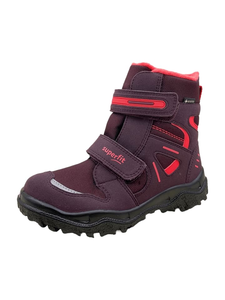 Klettstiefel in Rot