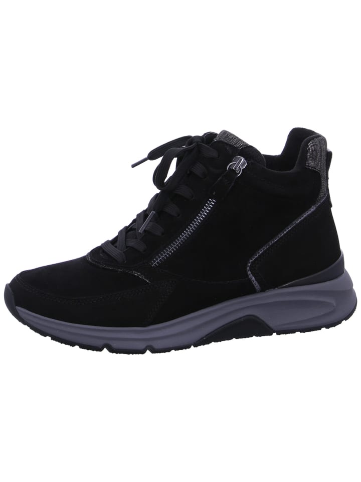 Schnürstiefel in Schwarz