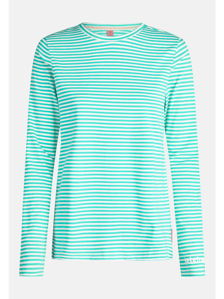 Longsleeve ACHTERN Offwhite-Lagoon