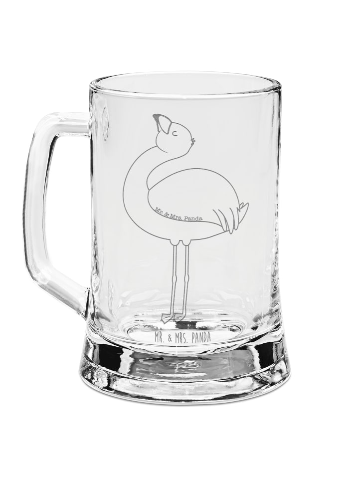 Krug Flamingo Stolz ohne Spruch in Transparent