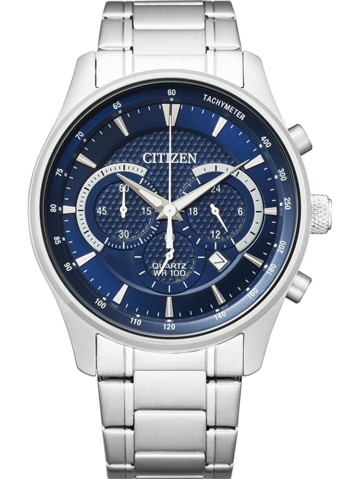 Uhr in Blau