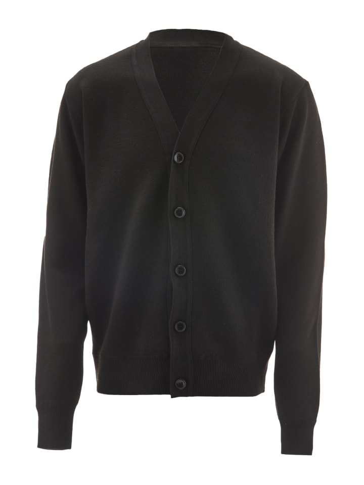 Herren Cardigan in Schwarz