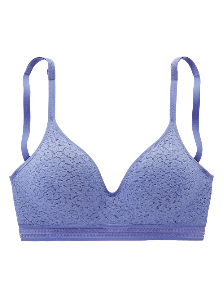 Bralette-BH in kornblumenblau