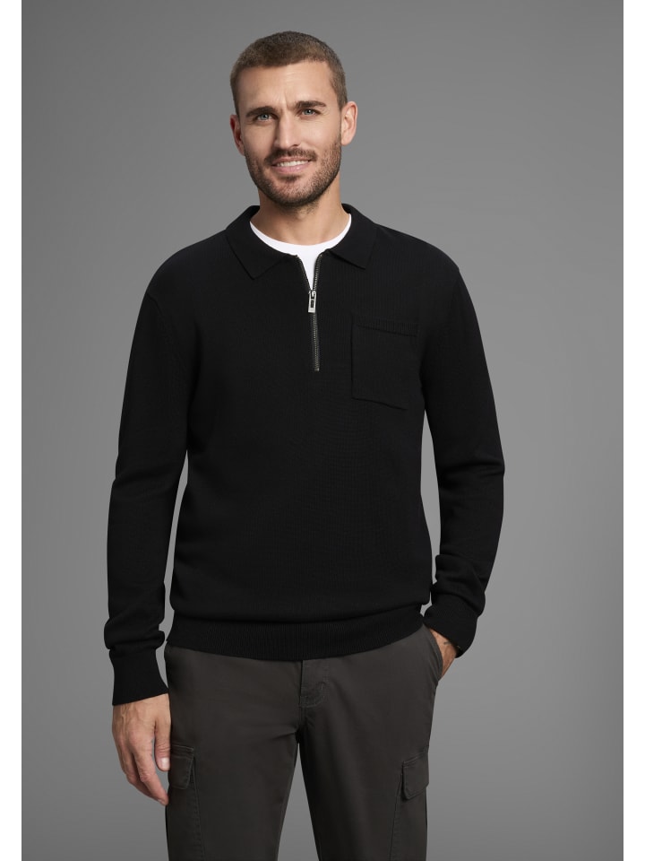 Strickpullover in schwarz