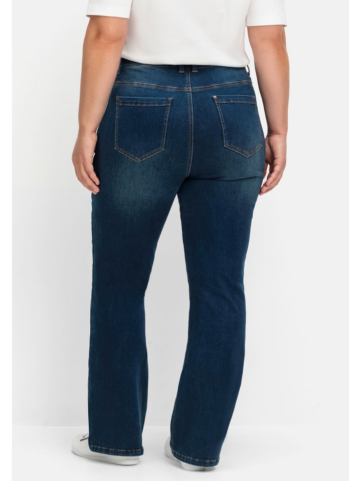 dark Stretch-Jeans | in günstig blue Bodyforming-Effekt mit Denim Bootcut limango kaufen sheego