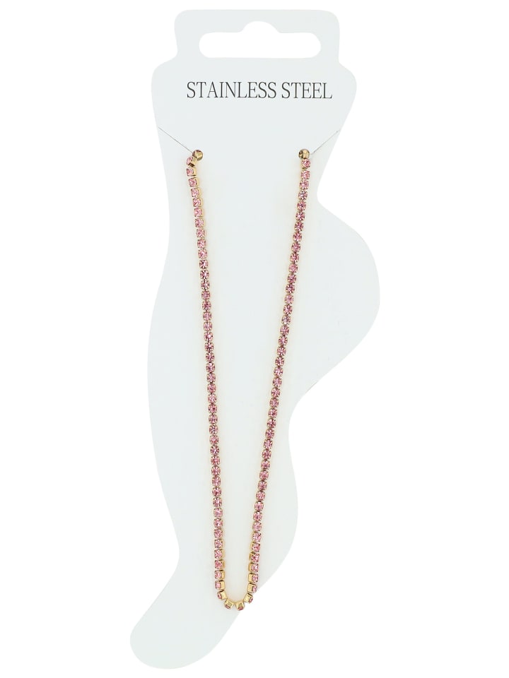 Damen Anhänger aus Edelstahl mit Perle in gold