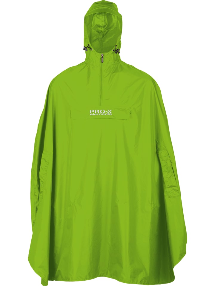 Rad-Poncho "PASOFINO" in Neongrün