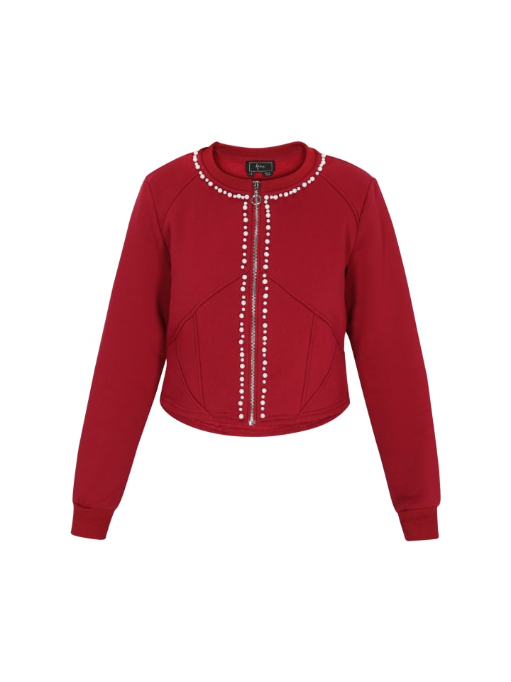 Women Sweatshirt in burgundy