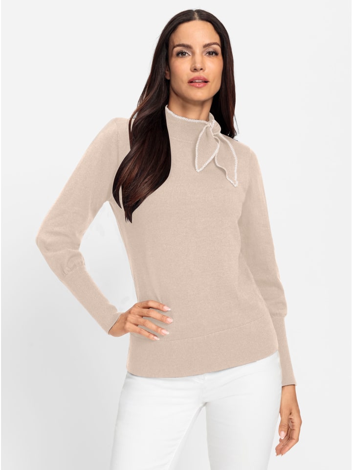 Pullover in elfenbein