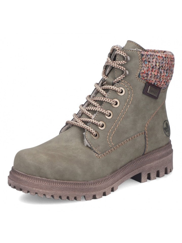 Schnürstiefel  in Grün