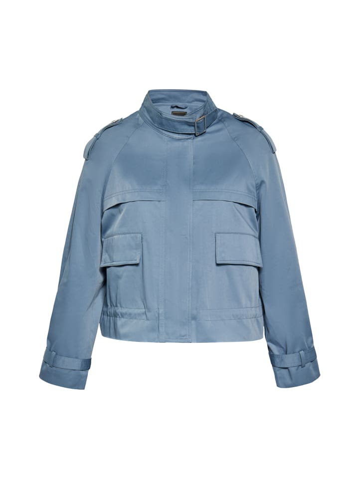 Damen Jacke in Taubenblau