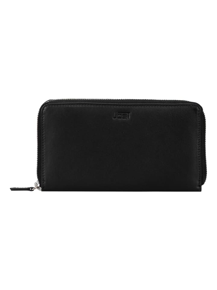 Odense Geldbörse RFID Schutz Leder 19 cm black