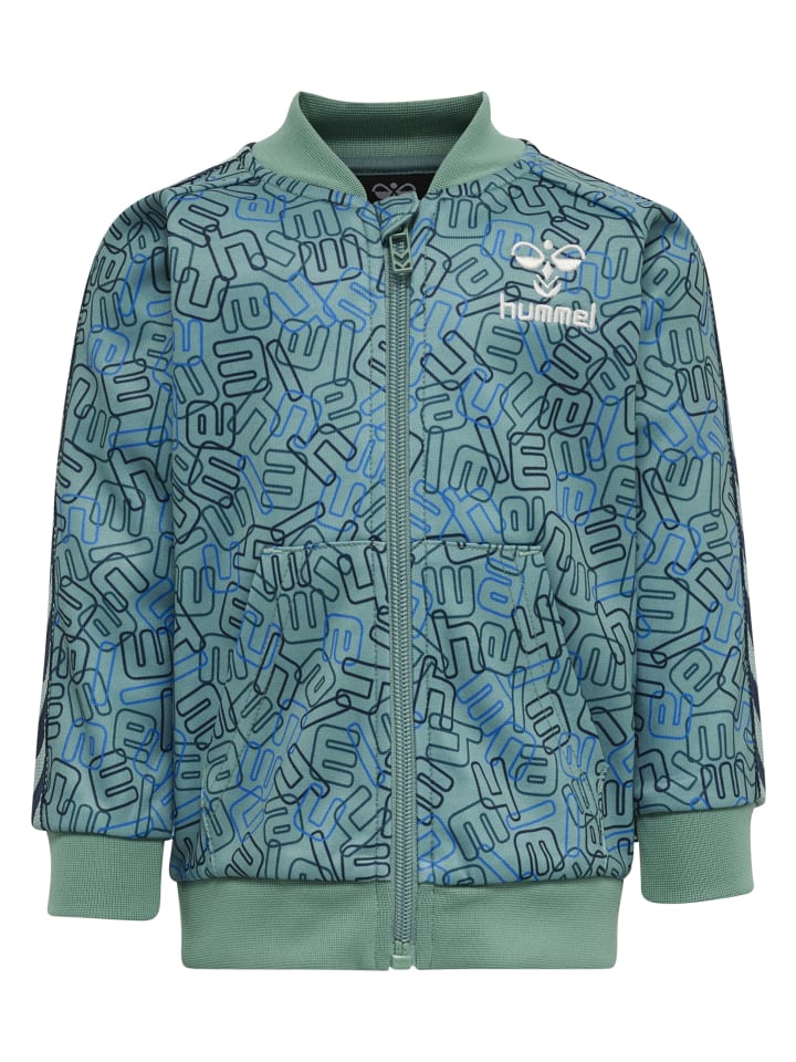 Reißverschluss Jacke Hmlolympus Lebensstil Jungen in MINERAL BLUE