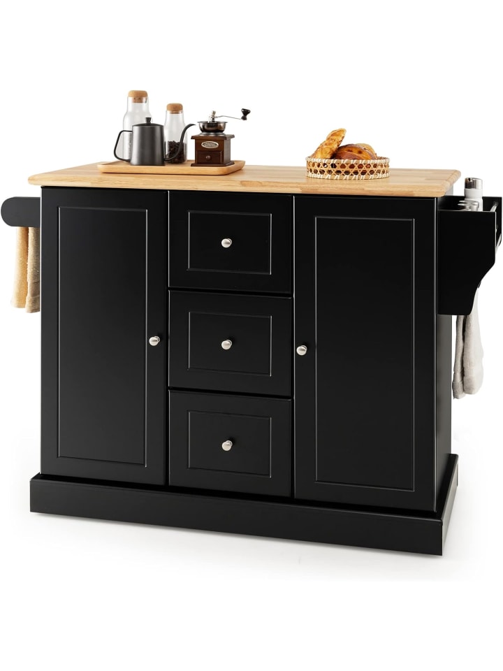 Küchenschrank in Schwarz