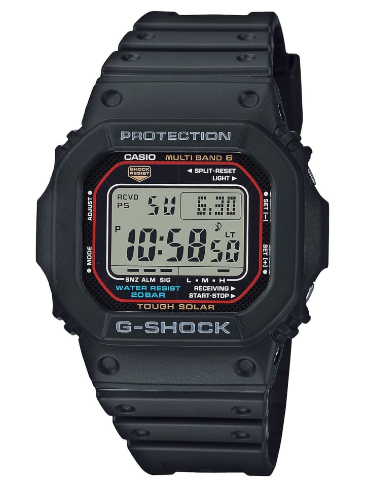 G-Shock The Origin Digital Funk-Solar-Herrenuhr Schwarz