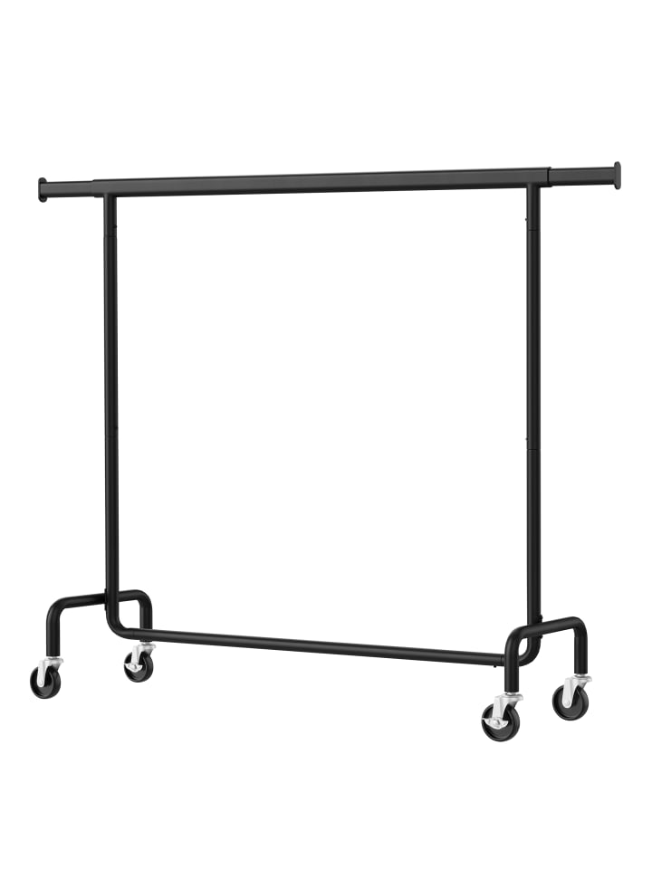 Kleiderständer Pataye in Mattschwarz - (B)45 x (H)162.9 x (T)150 cm
