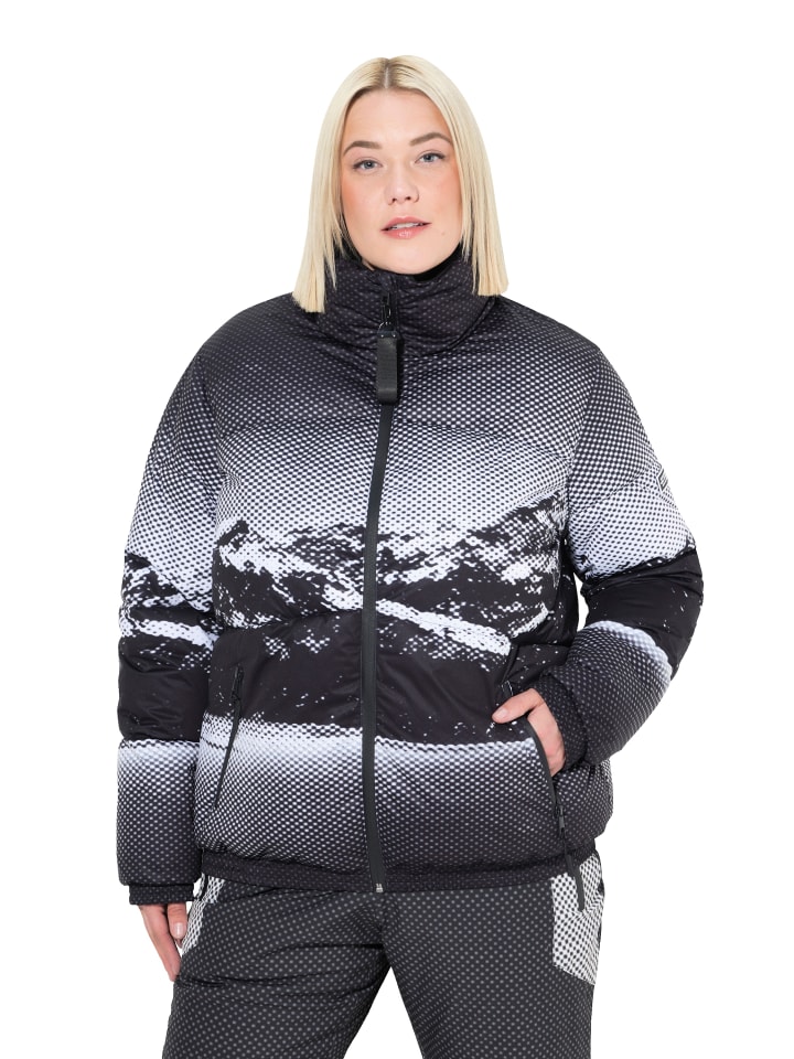 Steppjacke in schwarz