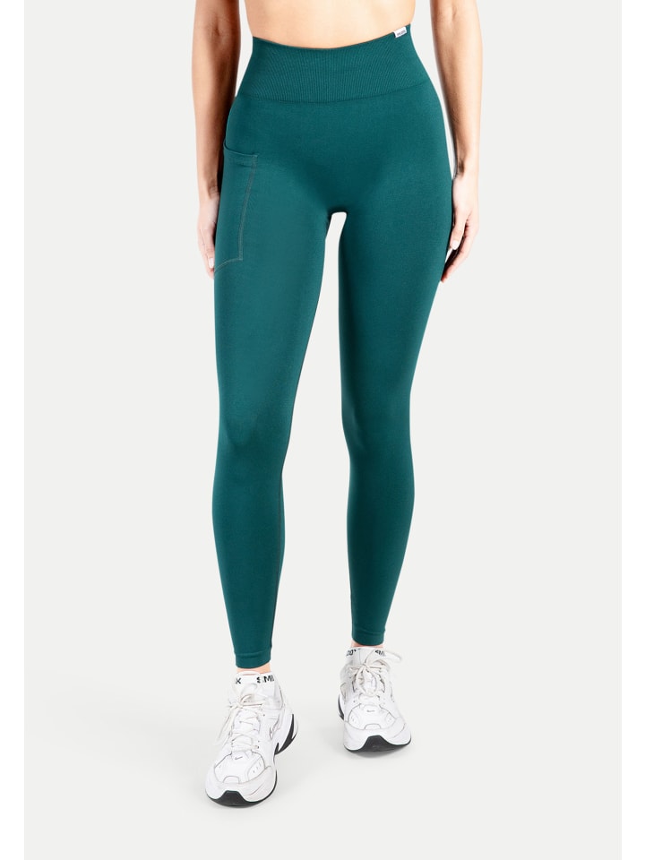 Leggings Amaze Scrunch Pro Pocket Seamless in Dunkelgrün