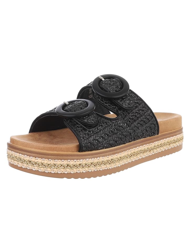 Sandale & Sandalette in Schwarz