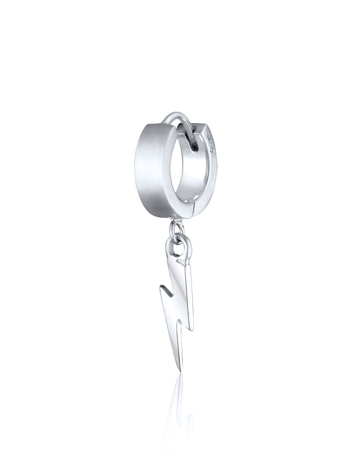 Ohrringe 925 Sterling Silber Blitz in Silber