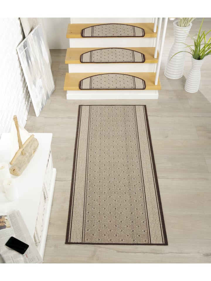 1 Brücke Clara Bordüre Fb.braun 80/150 cm in braun