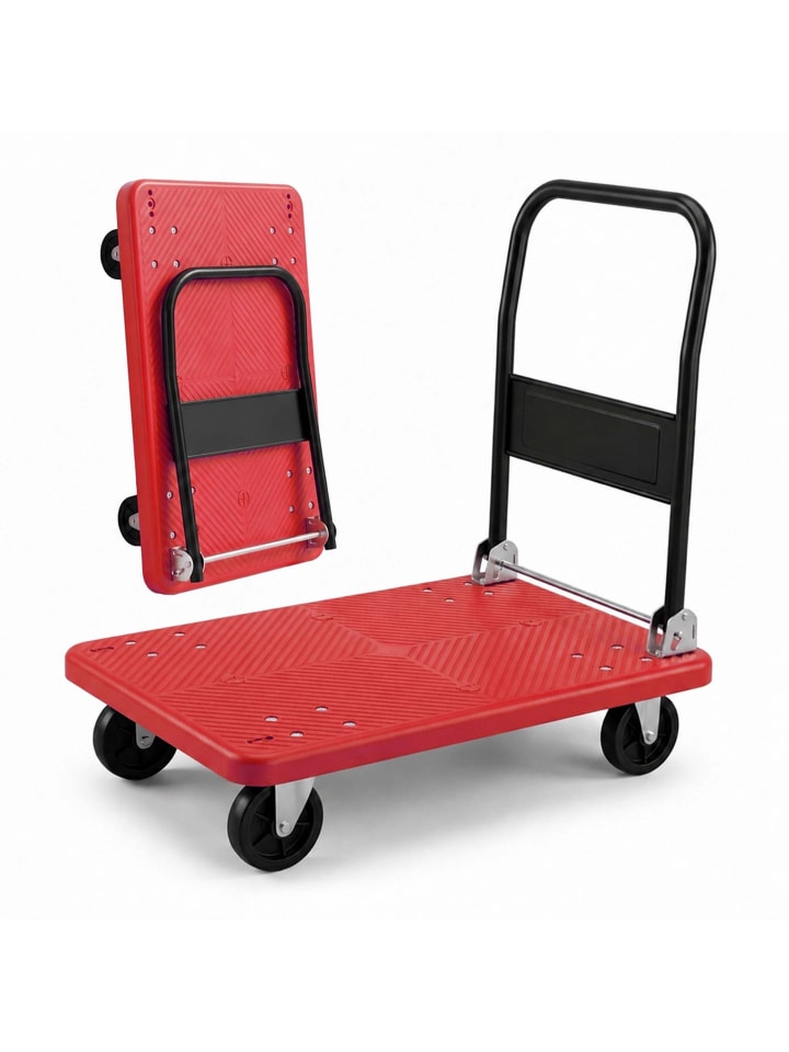 Transportwagen in Rot - 300 kg