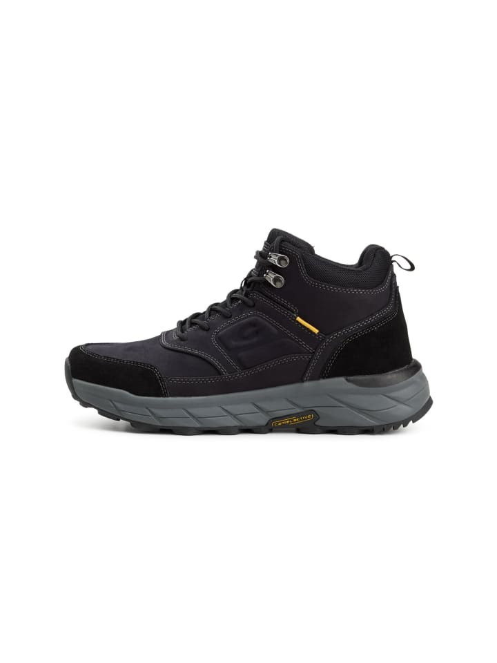 Schnürschuh mit Gripsohle in Schwarz