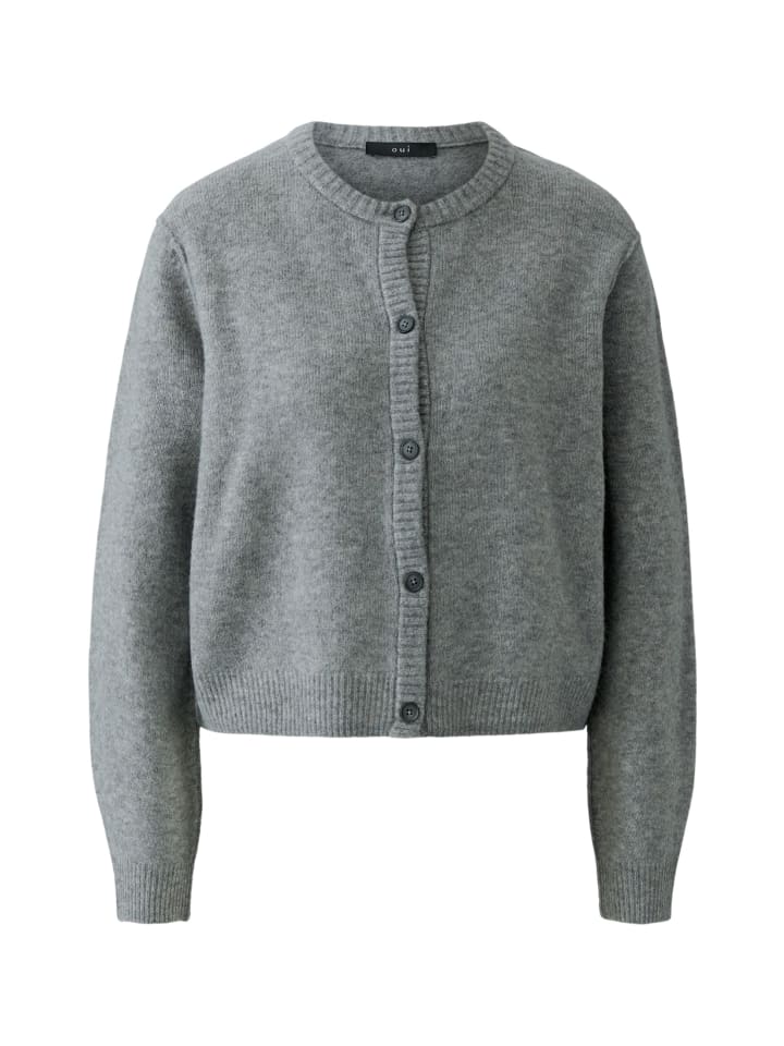 Strickjacke ILAYA in steel grey