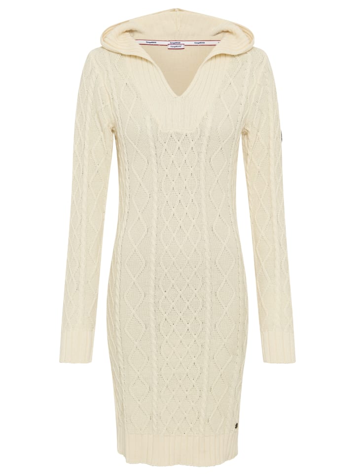Strickkleid in Offwhite