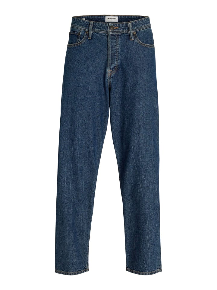 Locker geschnitten in Blue Denim