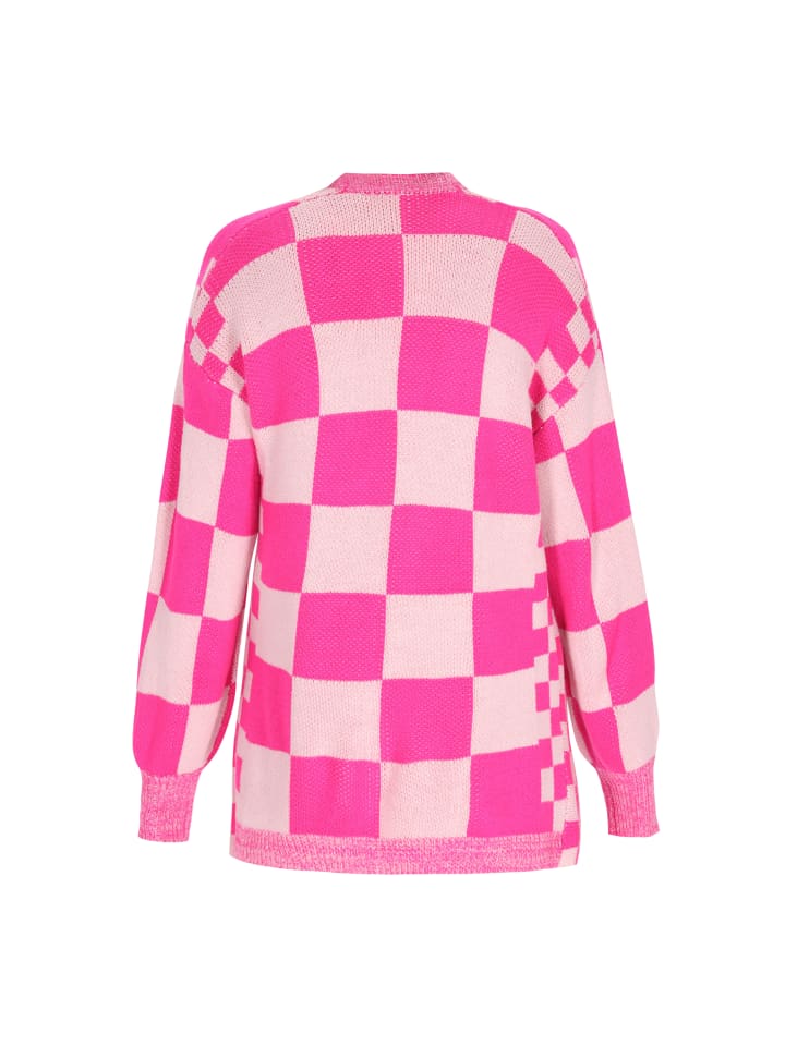 Women Cardigan in Rose Red