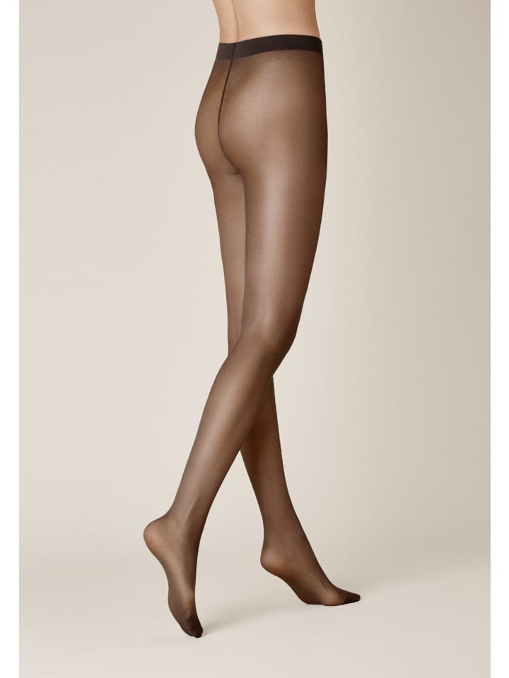 Feinstrumpfhose Satin Look 20 feinglänzend in Graphit