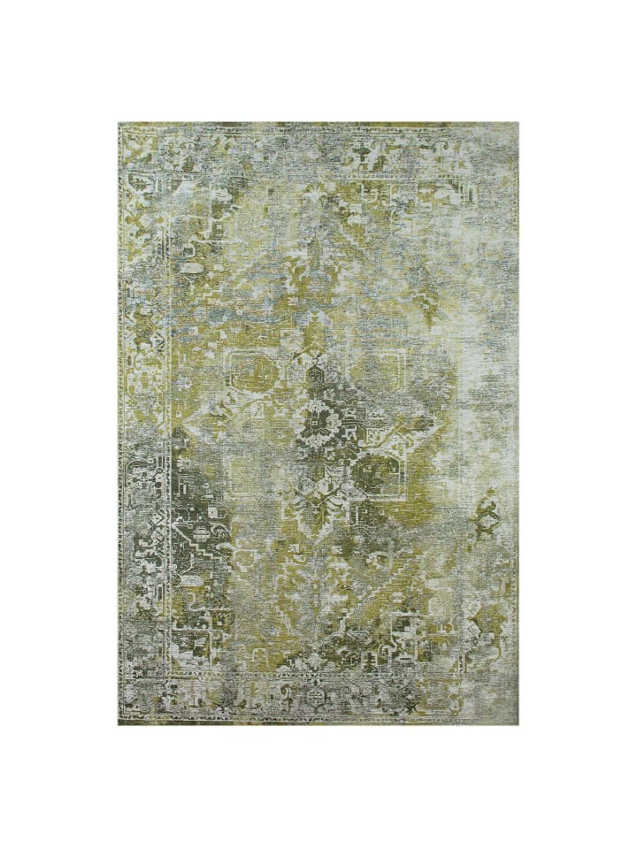 Teppich Olive in Grün